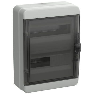 Корпус КМПн-24 TEKFOR IP65 черн. прозр. дверь пластик. IEK TF5-KP72-N-24-65-K03-K02
