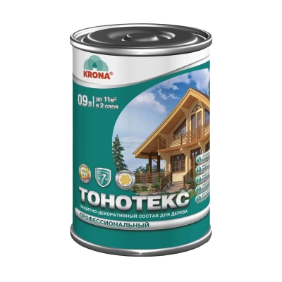 Состав защитно-декоративный Krona Тонотекс орегон (0.9 л)