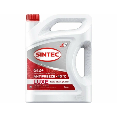 Антифриз SINTEC G12+ Luxe красный 5 кг
