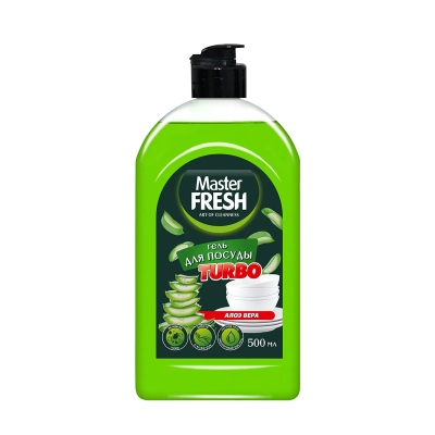 Средство для мытья посуды (алоэ) Master Fresh 0.5 л