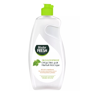 Средство для мытья посуды экологичное (без аромата) Master Fresh 0.5 л