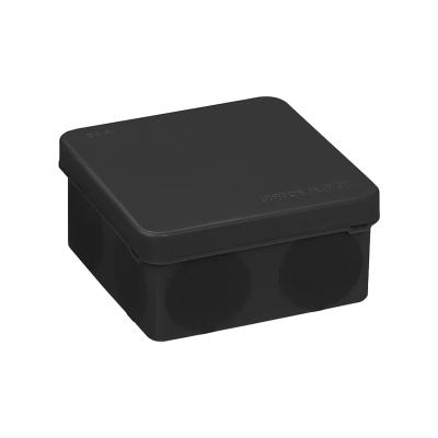 Коробка распред. (распаячная) ОП 80х80х40 мм IP66 TDM Еlectric черная