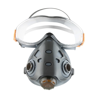 Полумаска фильтрующая с интегрированными очками Jeta Safety 9500 Air Optics (размер L)