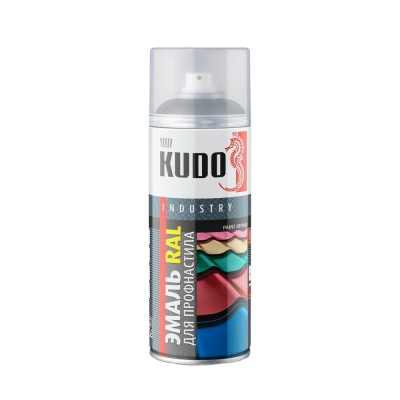 Эмаль для металлочерепицы KUDO KU-07024R серый графит (520 мл)
