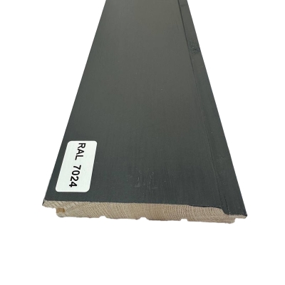 Имитатор бруса 20х145х6000 мм RAL 7024 (Графитовый серый) сорт AB (4 шт.)