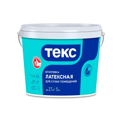 Шпатлевка латексная Текс Профи (5 кг)