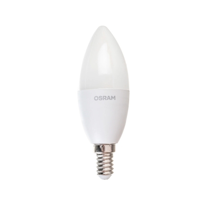 Лампа светодиодная LVCLB75 10Вт E14 свеча 4000K Osram LED Value