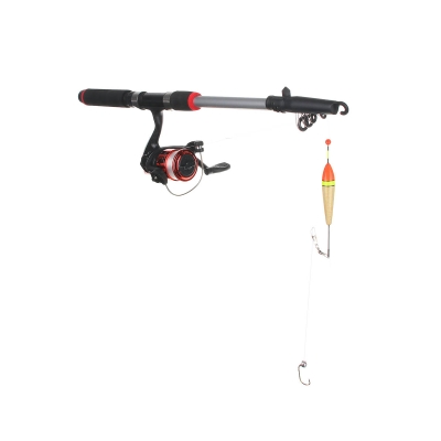 Набор рыбака (удочка телескоп.1.8 м, тест 10-30 гр., оснастка) AZOR FISHING