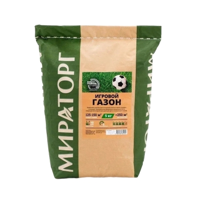 Семена газонной травы Мираторг Игровая (5 кг)