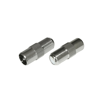 Переходник антенный (F-гнездо - ТВ-штекер) Rexant 06-0025-A
