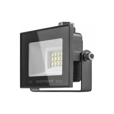 Прожектор светодиодный OFL-10-6K-BL-IP65-LED 10Вт 800лм 6000К IP65 черный ОНЛАЙТ 71688