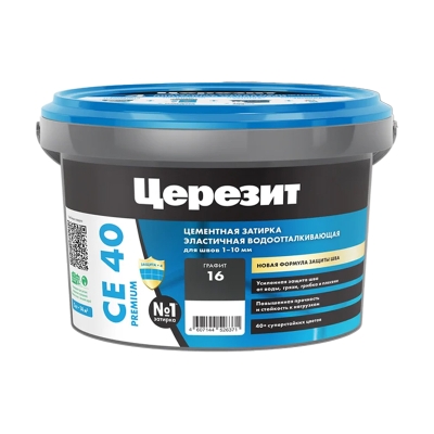 Затирка Церезит CE 40 графит (№16) 2 кг