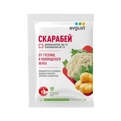 Скарабей от гусениц и колорадского жука Avgust (4 мл)