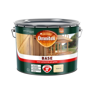 Антисептик-грунт Omnitex Base (9 л)