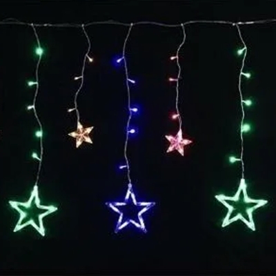 Гирлянда LED "Занавес" 138 разноцвет. светодиодов SHLights DCLLD-138M-C (2х1/0.6 м)