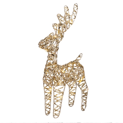 Фигура светодиодная "Олень" 37см тепл. бел. 3хAA (не в комплекте) Neon-Night 503-227