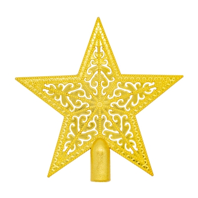 Верхушка на елку 15х15 см, золото Звезда SYSDX-332137
