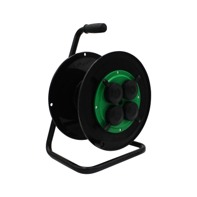 Катушка для удлинителя УХз-16-4-хх-К УХЛ2 (4 розетки, с/з, с защит. крышкой)