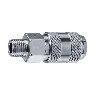 Переходник 1/4"M - рапид муфта (мама) Зубр Профессионал 64911-1/4