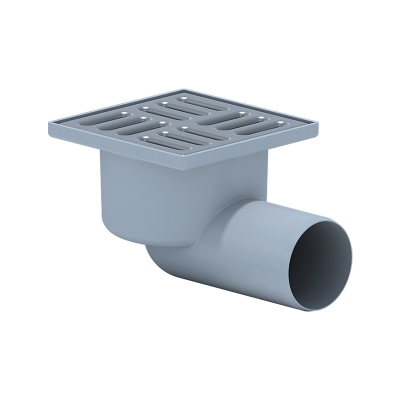 Трап горизонтальный d50 реш. нерж. сталь 100х100 мм, макс. нагрузка 300 кг АНИ Пласт TQ5102 УЦЕНКА*