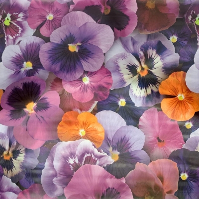 Клеенка ПВХ тканая основа 137 см Флёр 81563