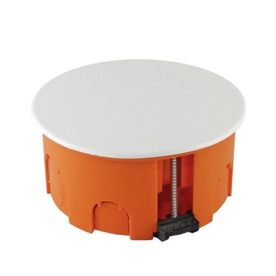 Коробка распред. (распаячная) СП пластиковые лапки D80х40 мм IP20 TDM Еlectric микс УЦЕНКА*