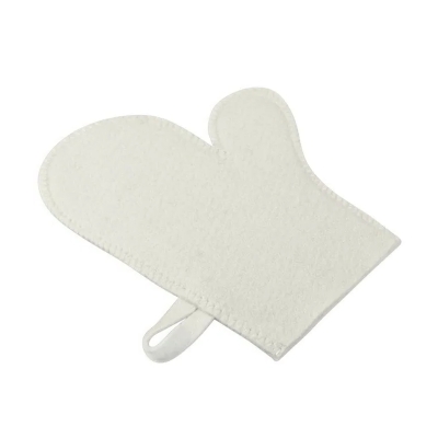 Рукавица белая (войлок)