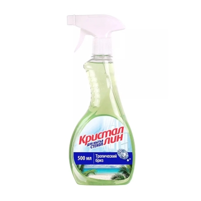 Средство для мытья стекол (Тропический бриз) Кристаллин 0.5 л