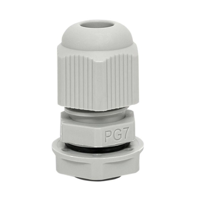 Сальник PG 7 для проводника d-3-6.5 мм IP54 EKF PROxima plc-pg-7-4-r (4 шт) УЦЕНКА*