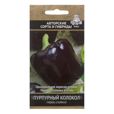 Семена перец сладкий Пурпурный Колокол Поиск (0.25 г)