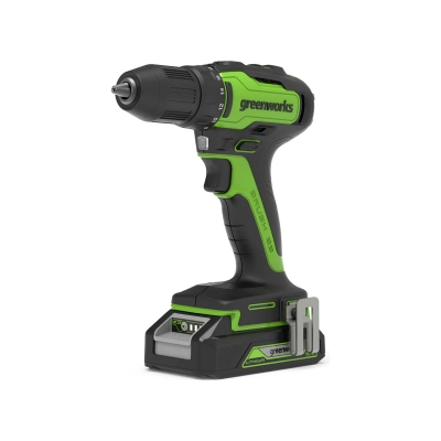 Дрель-шуруповерт бесщеточная аккумуляторная GreenWorks GD24DD35K2