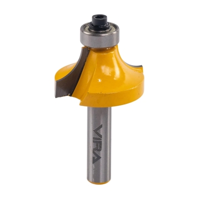 Фреза кромочная калевочная 31.8х17 мм, R 9.5 мм, подшипник 12.7 мм VIRA