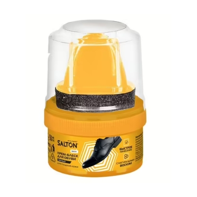 Крем-блеск с аппликатором для обуви из гладкой кожи Salton Basic