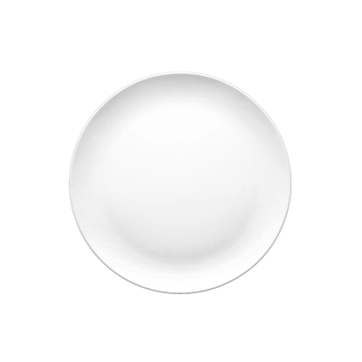 Набор тарелок, мелкие, 260 мм, небьющиеся, белые SATE Кристалл (4 шт)