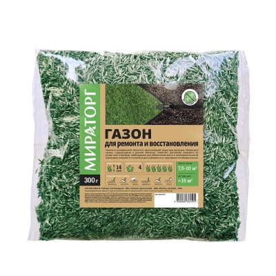 Семена газонной травы Мираторг Ремонт и Восстановление (0.3 кг)