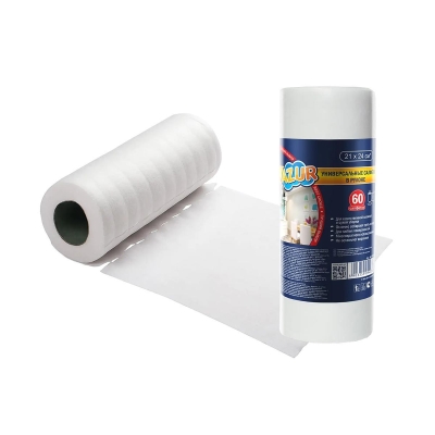 Салфетки в рулоне универс. 60 листов, 21х24 см Azur York