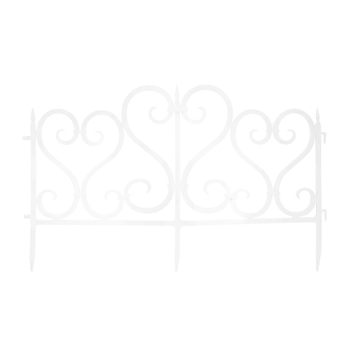 Ограждение Ажурное 230 мм, 3 м белое