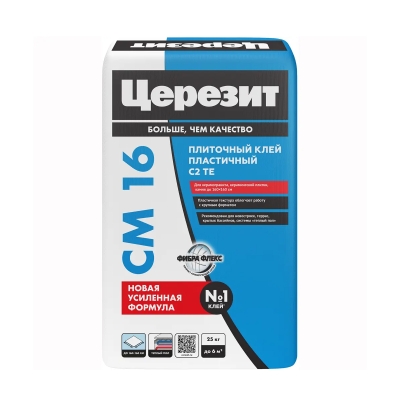 Клей для керамогранита Церезит СМ 16 25 кг