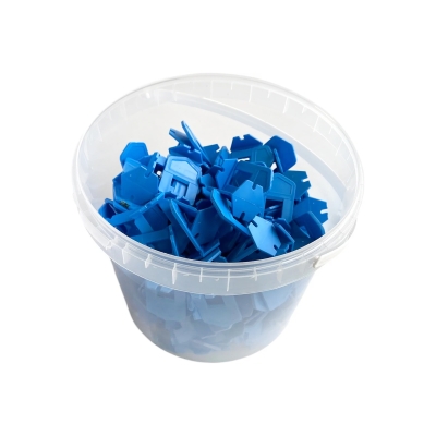 Зажимы для СВП в ведре "Ворота" 2 мм синий (500 шт) Accurate