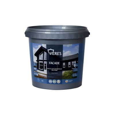 Краска для деревянных фасадов Veres Facade шоколадный бархат (0.9 л)