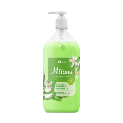 Крем-мыло жидкое Алоэ Вера Grass Milana 0.5 л