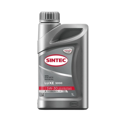 Моторное масло полусинтетическое SINTEC Luxe 5000 5W-30 A3/B4 SL/CF (1 л)