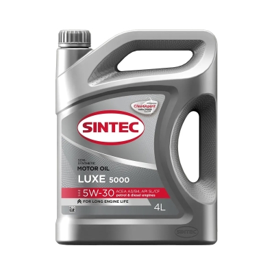 Моторное масло полусинтетическое SINTEC Luxe 5000 5W-30 A3/B4 SL/CF (4 л)
