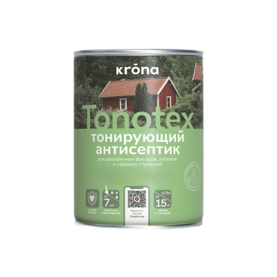 Состав защитно-декоративный Krona Тонотекс сосна (0.75 л)
