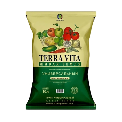 Грунт универсальный Живая Земля Terra Vita (10 л.)