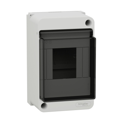 Бокс навесной пластиковый 4 модуля IP40 Systeme Electric City9 Box XS белый