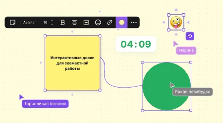 Функции интерактивных досок, функции онлайн-доски