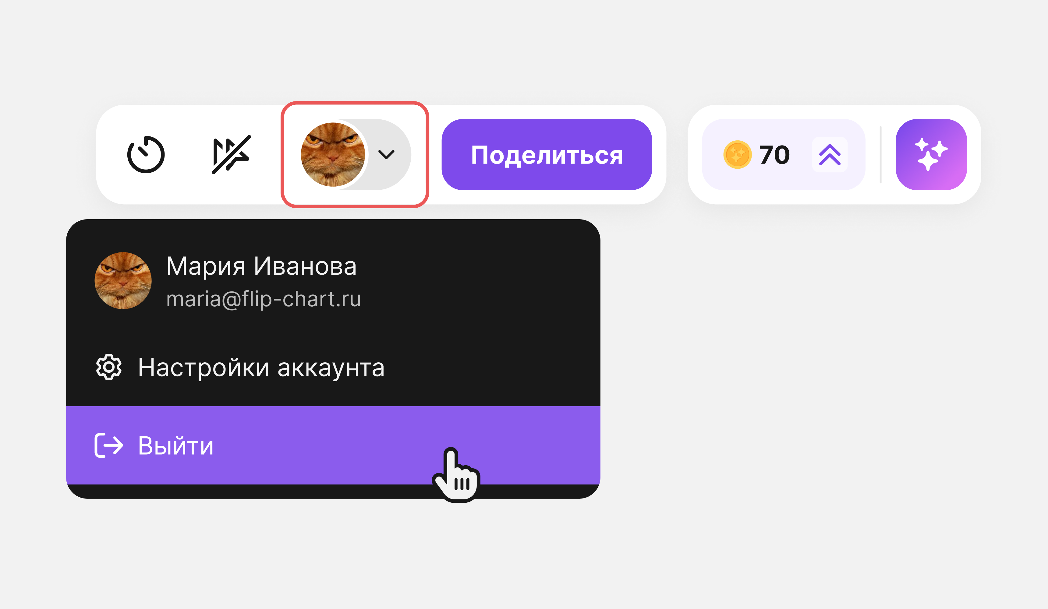 Logging in to flip
