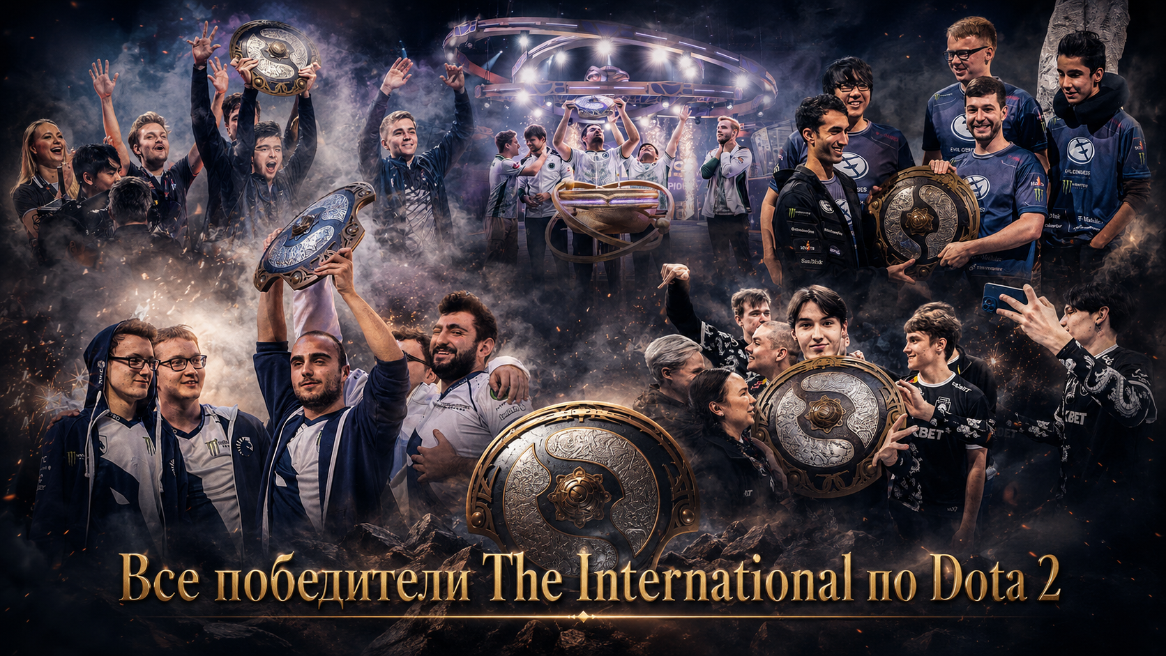 Все чемпионы The International по Dota 2 – ретроспектива, команды и составы - CyberMeta