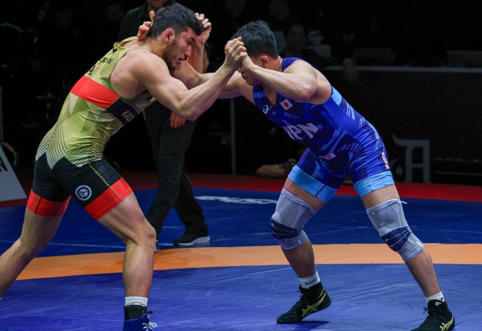 Ризабек Айтмухан стал серебряным призером чемпионата Азии по борьбе